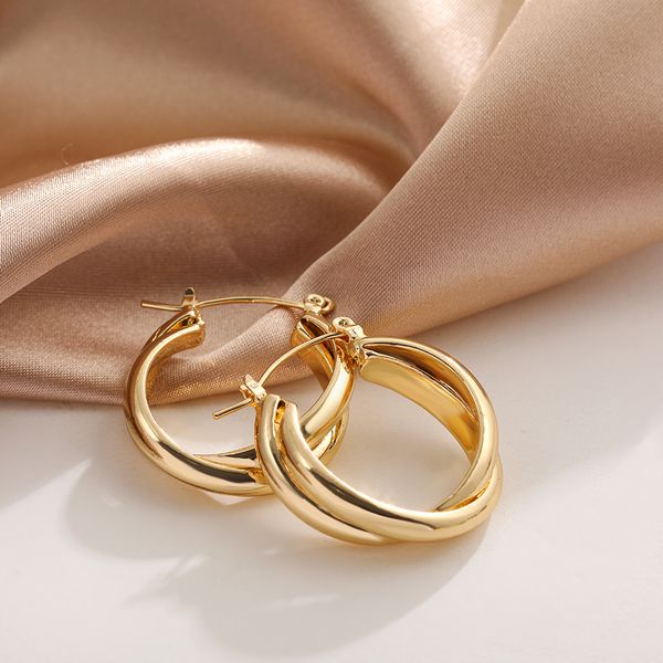 korea fashion gold color metal round earring for women trendy geometric twisted big circle hoop statement earrings jewelry gift, Golden;silver
korea fashion gold color metal round earring for women trendy geometric twisted big circle hoop statement earrings jewelry gift, Golden;silver