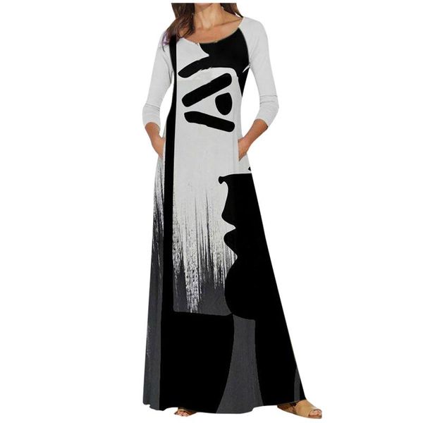 casual dresses fashion 3d digital printing women dress plus size long sleeve round neck pullover maxi woman autumn winter vestidos, Black;gray
casual dresses fashion 3d digital printing women dress plus size long sleeve round neck pullover maxi woman autumn winter vestidos, Black;gray