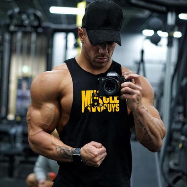 running cotton vest men gym clothing bodybuilding tank fitness sleeveless undershirt y back stringer, White;black
running cotton vest men gym clothing bodybuilding tank fitness sleeveless undershirt y back stringer, White;black
