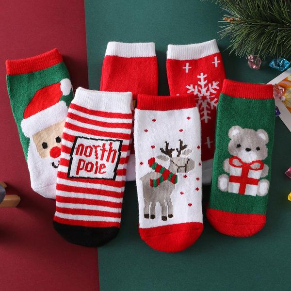 socks kids children's snowflake elk santa claus print christmas baby girls boys autumn winter infant clothes stuff, Pink;yellow
socks kids children's snowflake elk santa claus print christmas baby girls boys autumn winter infant clothes stuff, Pink;yellow