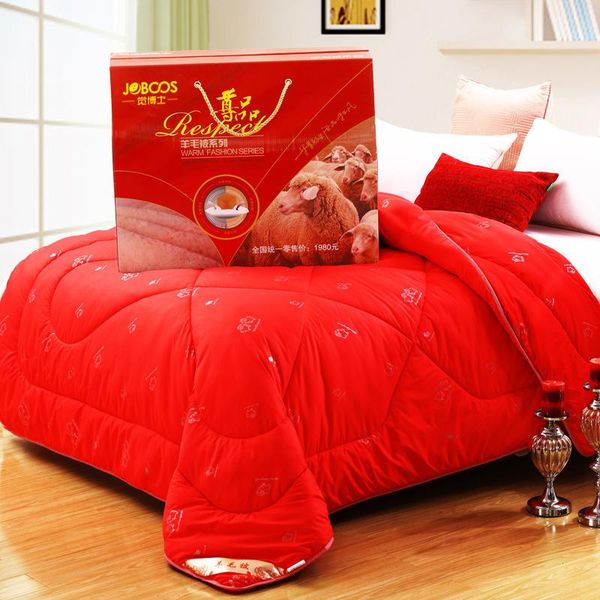 comforters & sets 2021&wool quilt&100% pure wool winter quilts&double cashmere quilt to keep warm