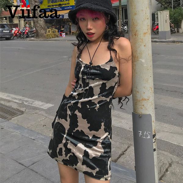viifaa casual cow print velvet summer cami dresses for women spaghetti strap 2021 female bodycon mini dressplus size clothes, Black;gray
viifaa casual cow print velvet summer cami dresses for women spaghetti strap 2021 female bodycon mini dressplus size clothes, Black;gray