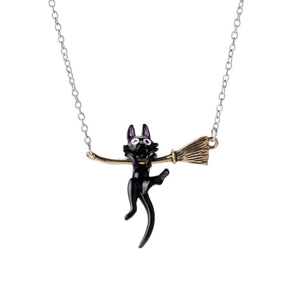 pendant necklaces kiki's delivery service jiji necklace black cat japan anime cute cosplay jewelry for women girl accessories gift, Silver
pendant necklaces kiki's delivery service jiji necklace black cat japan anime cute cosplay jewelry for women girl accessories gift, Silver