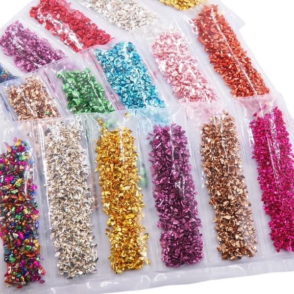 nail accessories 25g/bag 6 colors mixing art crushed irregular glass diy stone girl manicure uv gel decoration decorations, Silver;gold
nail accessories 25g/bag 6 colors mixing art crushed irregular glass diy stone girl manicure uv gel decoration decorations, Silver;gold