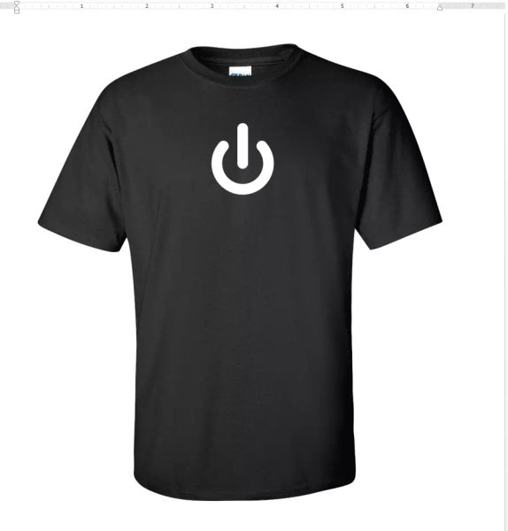 power symbol computer geek cotton tee shirt black white funny t-shirt s - 5xl, White;black
power symbol computer geek cotton tee shirt black white funny t-shirt s - 5xl, White;black