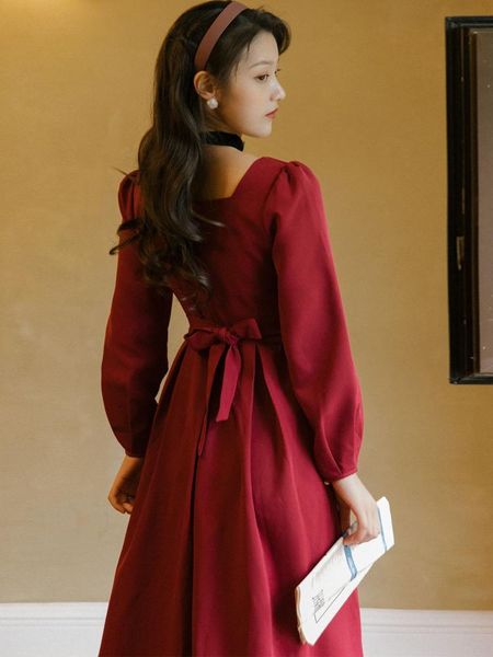 casual dresses sprin square collar red dress women elegant slim mesh patchwork retro long sleeve high waist robe female mujer vestidos1 5ppg, Black;gray
casual dresses sprin square collar red dress women elegant slim mesh patchwork retro long sleeve high waist robe female mujer vestidos1 5ppg, Black;gray