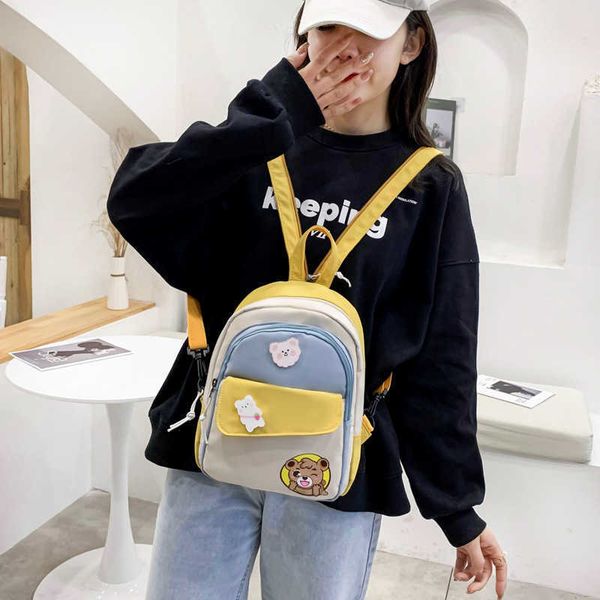 2021 cute girl's heart bag korean version ins color matching backpack student mini cartoon backpack
2021 cute girl's heart bag korean version ins color matching backpack student mini cartoon backpack