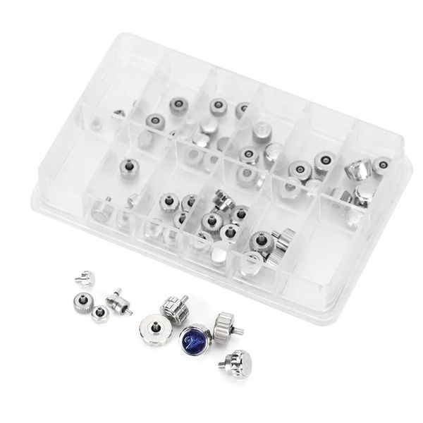 repair tools & kits 60pcs/set stainless steel watch crown flat head parts replacement accessory kit tool for watchmaker
repair tools & kits 60pcs/set stainless steel watch crown flat head parts replacement accessory kit tool for watchmaker