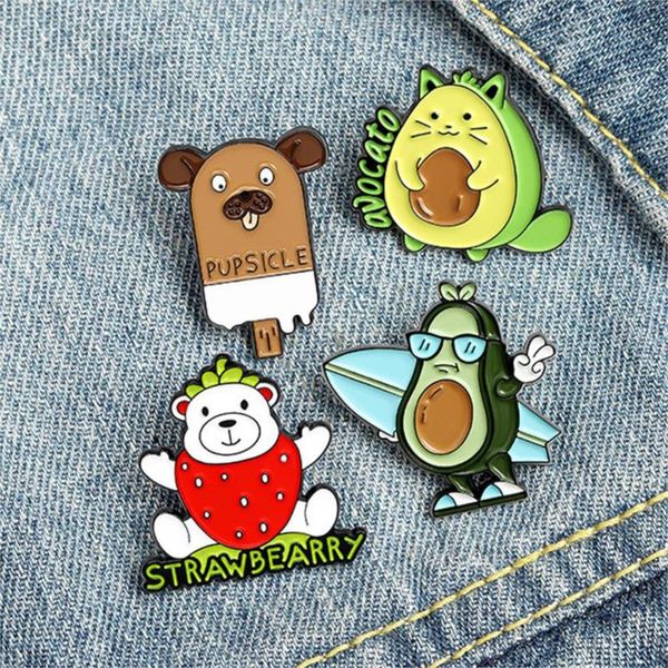 pins, brooches fruit avocado enamel pin brown bear bag lapel cartoon animal women badge jewelry gift for kids friends 1 piece, Gray
pins, brooches fruit avocado enamel pin brown bear bag lapel cartoon animal women badge jewelry gift for kids friends 1 piece, Gray