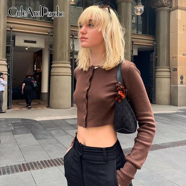 women's t-shirt casual autumn y2k brown crop women vintage single-breasted basic tshirts korean fashion aesthetic 90s tees cuteandpsyc, White
women's t-shirt casual autumn y2k brown crop women vintage single-breasted basic tshirts korean fashion aesthetic 90s tees cuteandpsyc, White