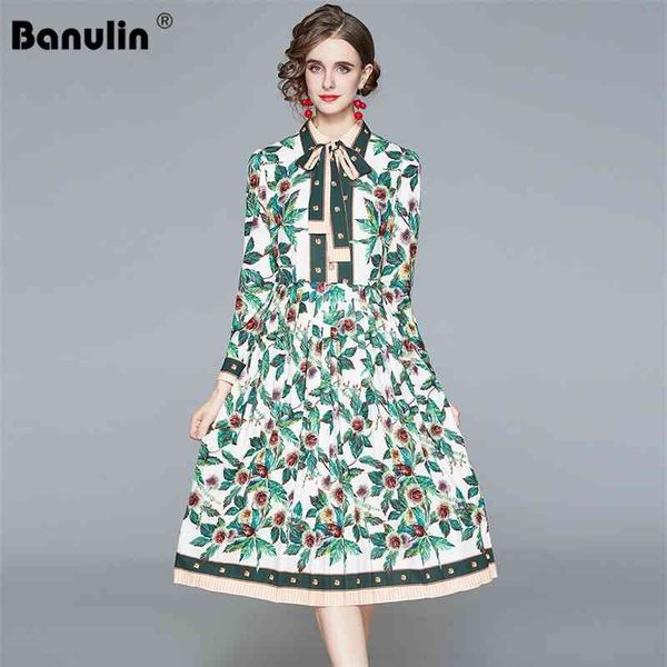 banulin designer runway green leaf chestnut printed midi dress lapel collar women elegant long sleeve floral pleated 210603, Black;gray
banulin designer runway green leaf chestnut printed midi dress lapel collar women elegant long sleeve floral pleated 210603, Black;gray