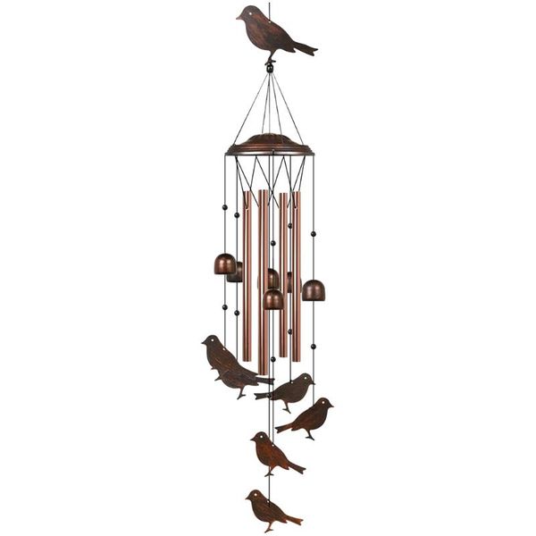 bird wind chimes garden for indoor outdoor decoration metal magpie bell chime ornament with hook home decor decorative objects & figurines
bird wind chimes garden for indoor outdoor decoration metal magpie bell chime ornament with hook home decor decorative objects & figurines