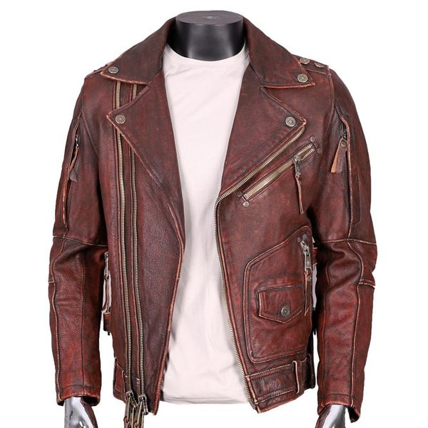 men's leather & faux 2021 vintage brown motorcycle style genuine jacket men plus size 4xl real natural thick cowhide winter biker', Black
men's leather & faux 2021 vintage brown motorcycle style genuine jacket men plus size 4xl real natural thick cowhide winter biker', Black
