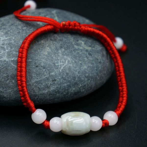 emerald jade red rope bracelet the year of life hand woven bracelet dragon boat festival red rope gift trinkets, Golden;silver
emerald jade red rope bracelet the year of life hand woven bracelet dragon boat festival red rope gift trinkets, Golden;silver