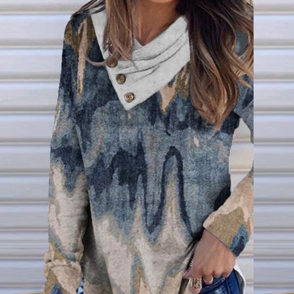 women's blouses & shirts autumn women v neck printed loose elegant button full sleeve pullover casual shirt office femme plus size 3xl, White
women's blouses & shirts autumn women v neck printed loose elegant button full sleeve pullover casual shirt office femme plus size 3xl, White