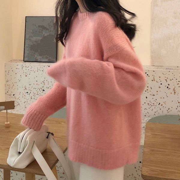 women's sweaters female sweater ladies knit overszie long sleeve stylish thick mesh outerwear womens winter sweaters vpd3, White;black
women's sweaters female sweater ladies knit overszie long sleeve stylish thick mesh outerwear womens winter sweaters vpd3, White;black