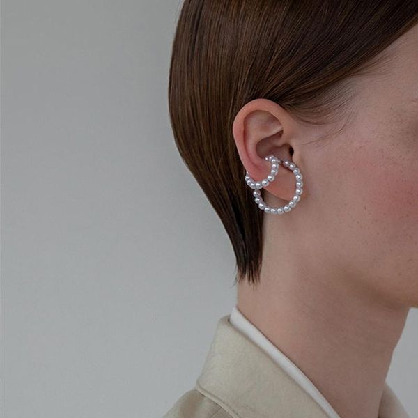 clip-on & screw back ghidbk dainty elegant layered fake pearls cartilage earrings minimalist handmade pearl earring clips geometrical simple, Silver
clip-on & screw back ghidbk dainty elegant layered fake pearls cartilage earrings minimalist handmade pearl earring clips geometrical simple, Silver