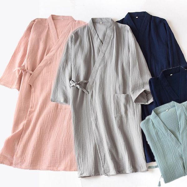 ethnic clothing cotton japanese kimono yukata bathrobe autumn ladies thin nightgown robe home wear couple matching pajamas solid color, Red
ethnic clothing cotton japanese kimono yukata bathrobe autumn ladies thin nightgown robe home wear couple matching pajamas solid color, Red