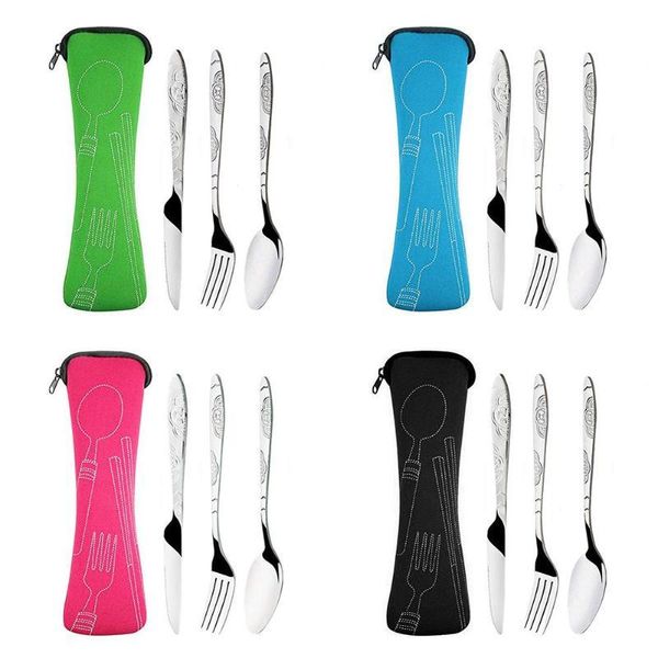 repair tools & kits 3pcs stainless steel cutlery set steak knife fork spoon with cloth bag
repair tools & kits 3pcs stainless steel cutlery set steak knife fork spoon with cloth bag