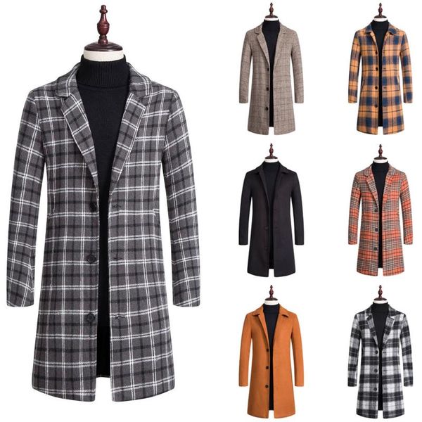 men's wool & blends 2021 autumn and winter fashion coat leather jacket motorcycle style casual jackets for menswear warm overco, Black 
men's wool & blends 2021 autumn and winter fashion coat leather jacket motorcycle style casual jackets for menswear warm overco, Black