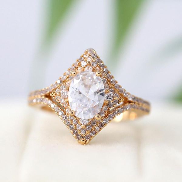 wedding rings colorless gemstone ring double 8*6mm oval cut cz 18k gold plated cooper mothers holiday gift, Slivery;golden
wedding rings colorless gemstone ring double 8*6mm oval cut cz 18k gold plated cooper mothers holiday gift, Slivery;golden