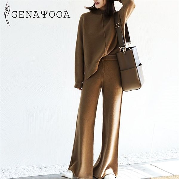 genayooa cashmere two piece set and pants winter korean womens tracksuit set korean casual 2 piece sets womens outfits 210727, White
genayooa cashmere two piece set and pants winter korean womens tracksuit set korean casual 2 piece sets womens outfits 210727, White