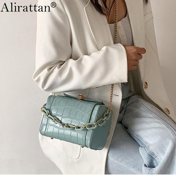 alirattan pu leather chain crossbody bag for women 2021 fashion crocodile pattern shoulder messenger brand handbags ins bags
alirattan pu leather chain crossbody bag for women 2021 fashion crocodile pattern shoulder messenger brand handbags ins bags