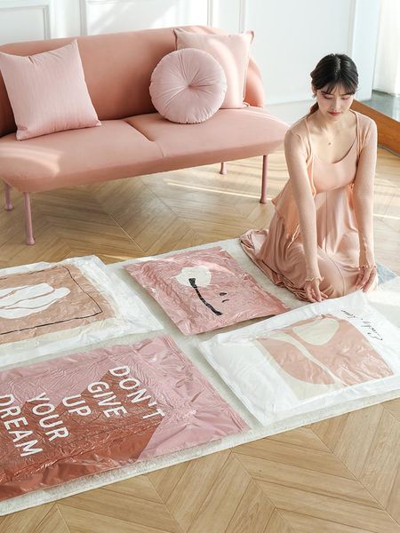 storage bags 9pcs vacuum bag for clothes with valve folding compressed organizer travel space saving seal packet home 
storage bags 9pcs vacuum bag for clothes with valve folding compressed organizer travel space saving seal packet home