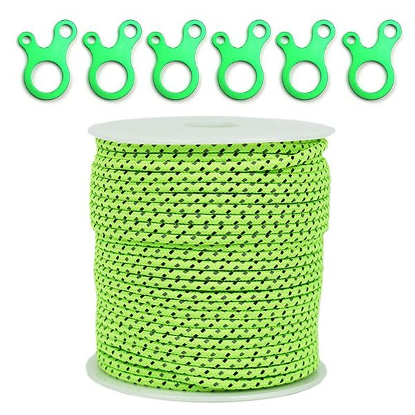 outdoor gadgets 2.5mm / 4mm 50m reflective tent guyline rope paracord with 6 adjusters tensioners for camping awning
outdoor gadgets 2.5mm / 4mm 50m reflective tent guyline rope paracord with 6 adjusters tensioners for camping awning