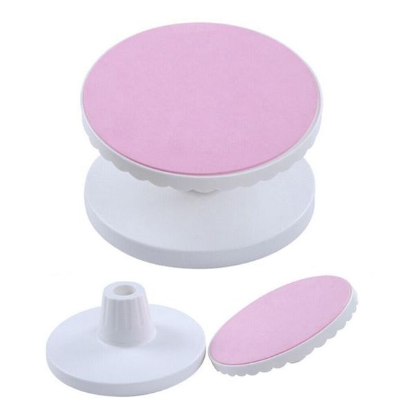 cake swivel plate anti-slip turntable 360 degrees rotating plastic sugarcraft baking tool & pastry tools
cake swivel plate anti-slip turntable 360 degrees rotating plastic sugarcraft baking tool & pastry tools