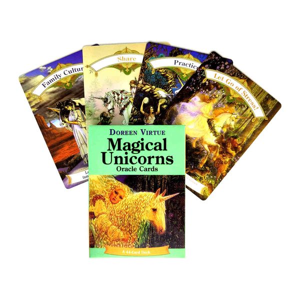 magical unicorns oracle card tarot cards mystical guidance divination entertainment partys board game supports wholesale 44pcs
magical unicorns oracle card tarot cards mystical guidance divination entertainment partys board game supports wholesale 44pcs