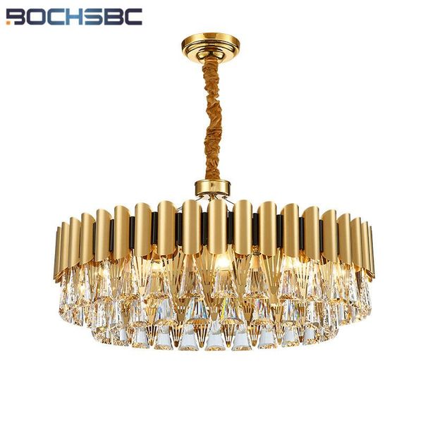 nordic modern style 2021 crystal k9 pendant lamps plating gold hanging light fixture e14 led multi heads chandeliers
nordic modern style 2021 crystal k9 pendant lamps plating gold hanging light fixture e14 led multi heads chandeliers