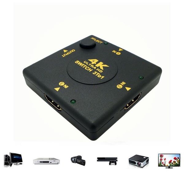 4k*2k video switch switcher splitter 3 input 1 output port hub for dvd hdtv xbox ps3 ps4 . audio cables & connectors
4k*2k video switch switcher splitter 3 input 1 output port hub for dvd hdtv xbox ps3 ps4 . audio cables & connectors
