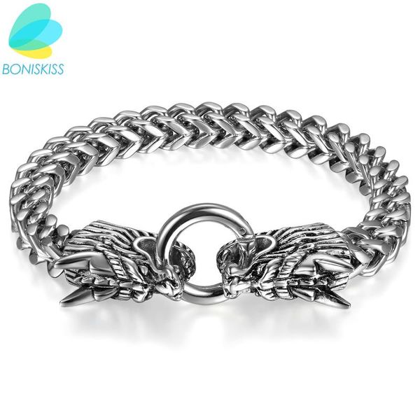 link, chain boniskiss dragon bracelet men jewelry stainless steel mens rock bracelets & bangles selling erkek bileklik, Black
link, chain boniskiss dragon bracelet men jewelry stainless steel mens rock bracelets & bangles selling erkek bileklik, Black