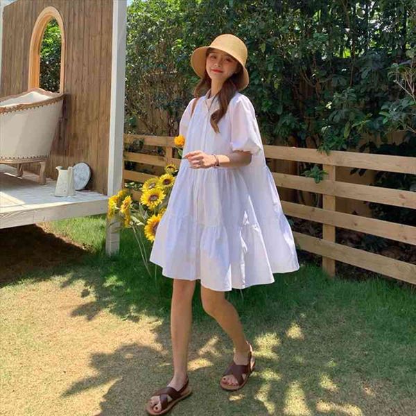 summer sweet white puff sleeve womens dresses turn down collar a line mini dress korean short plus size, Black;gray
summer sweet white puff sleeve womens dresses turn down collar a line mini dress korean short plus size, Black;gray