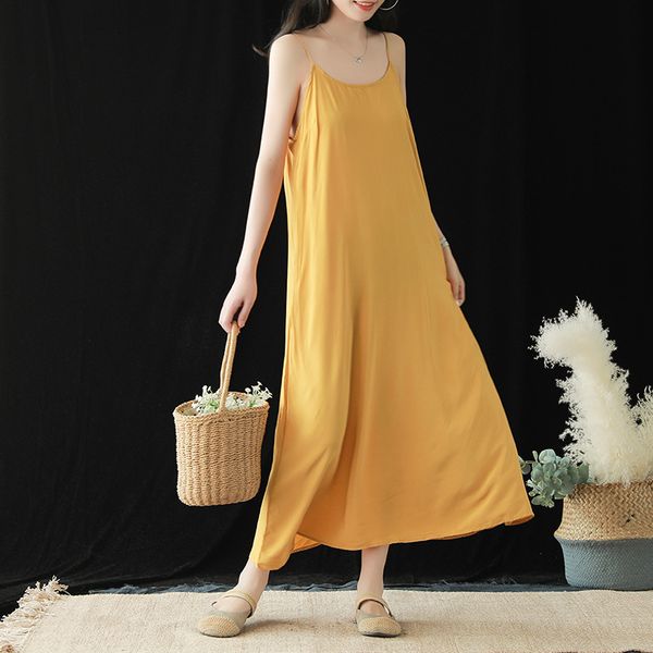 dresses rayon suspender women's 2021 summer new loose art solid color sleeveless casual dress, Black;gray
dresses rayon suspender women's 2021 summer new loose art solid color sleeveless casual dress, Black;gray
