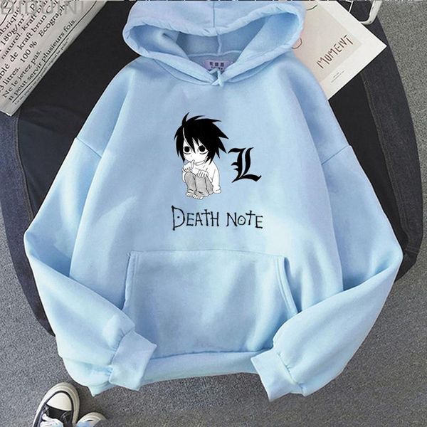 men's hoodies & sweatshirts manga cartoon death note gedrukt mannen/vrouwen lange mouwen truien trainingspakken fashion, Black
men's hoodies & sweatshirts manga cartoon death note gedrukt mannen/vrouwen lange mouwen truien trainingspakken fashion, Black