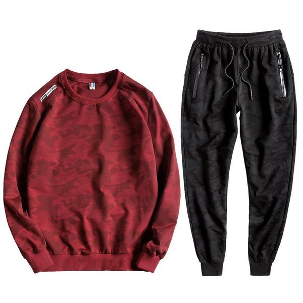 men's tracksuits 2021 men set pullover sweatshirts sweatpants two piece fashion casual cotton large size autumn winter male long sleeve, Gray
men's tracksuits 2021 men set pullover sweatshirts sweatpants two piece fashion casual cotton large size autumn winter male long sleeve, Gray