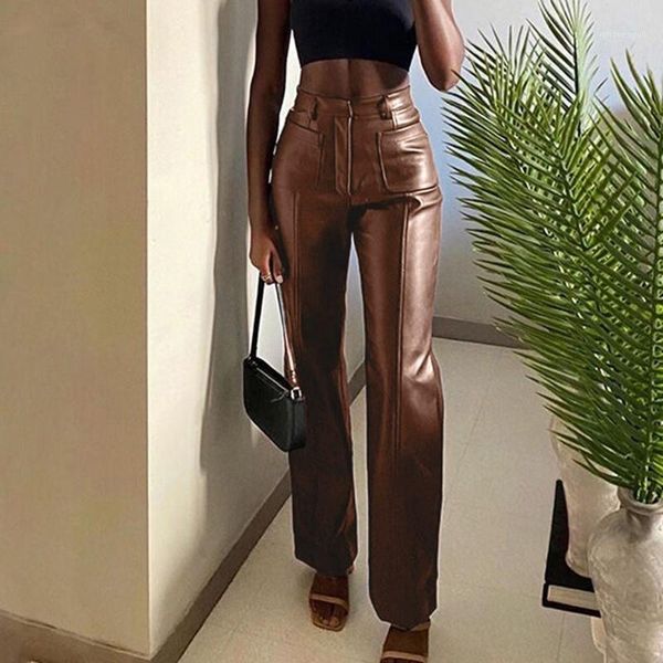solid faux pu leather women straight pants autumn elegant fashion streetwear high waist packets active trouser aspa82116 women's & capr, Black;white
solid faux pu leather women straight pants autumn elegant fashion streetwear high waist packets active trouser aspa82116 women's & capr, Black;white