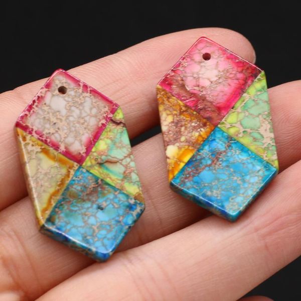 charms selling natural stone pendant gilt edge emperor hexagonal exquisite jewelry for making necklace accessorie, Bronze;silver
charms selling natural stone pendant gilt edge emperor hexagonal exquisite jewelry for making necklace accessorie, Bronze;silver
