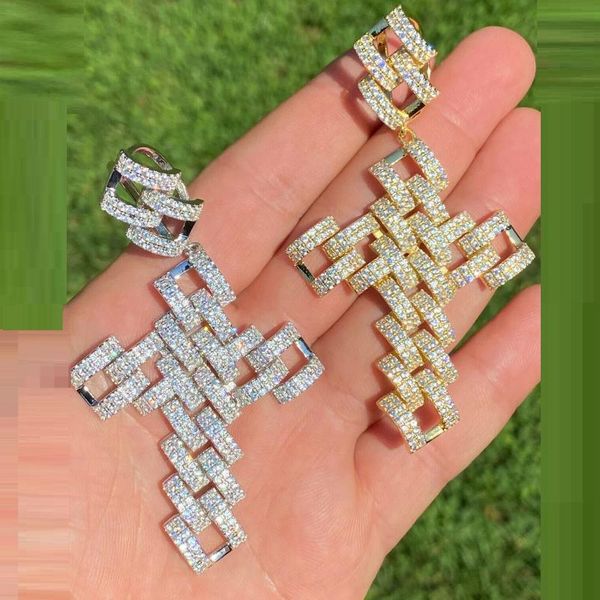 chokers 5a cubic zirconia cz cross pendant necklace micro pave cuban chain shape crosses hiphop jewelry, Golden;silver
chokers 5a cubic zirconia cz cross pendant necklace micro pave cuban chain shape crosses hiphop jewelry, Golden;silver