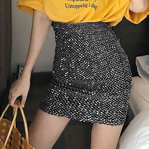 Skirts Ulzzang Casual Korean Sequins Hip Bag Women's Summer Harajuku Retro Skirt High-waisted School Clothes 2ODF, Black
Skirts Ulzzang Casual Korean Sequins Hip Bag Women's Summer Harajuku Retro Skirt High-waisted School Clothes 2ODF, Black