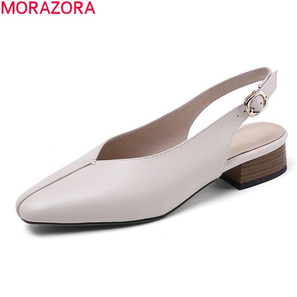 dress shoes morazora 2021 arrival genuine leather thick heels square toe single summer shallow buckle women pumps, Black
dress shoes morazora 2021 arrival genuine leather thick heels square toe single summer shallow buckle women pumps, Black