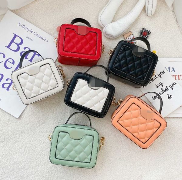 girls handbag kids metal chain square bag children pu leather one shoulder bags lady mini purse messenger handbags, Black
girls handbag kids metal chain square bag children pu leather one shoulder bags lady mini purse messenger handbags, Black
