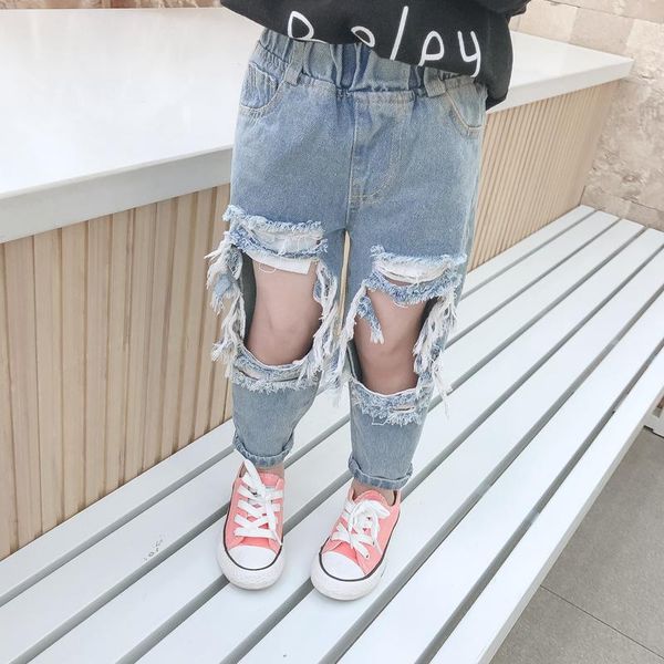 ripped jeans pants for girls kid clothes pant toddler denim trousers student ripple baby, Blue
ripped jeans pants for girls kid clothes pant toddler denim trousers student ripple baby, Blue