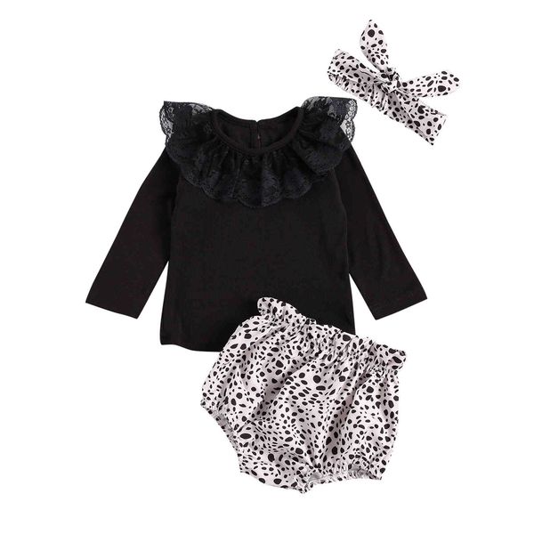 0-2y autumn winter toddler born infant baby girl clothes set lace knitted sweaters ruffles leopard shorts outfits 210515, White
0-2y autumn winter toddler born infant baby girl clothes set lace knitted sweaters ruffles leopard shorts outfits 210515, White