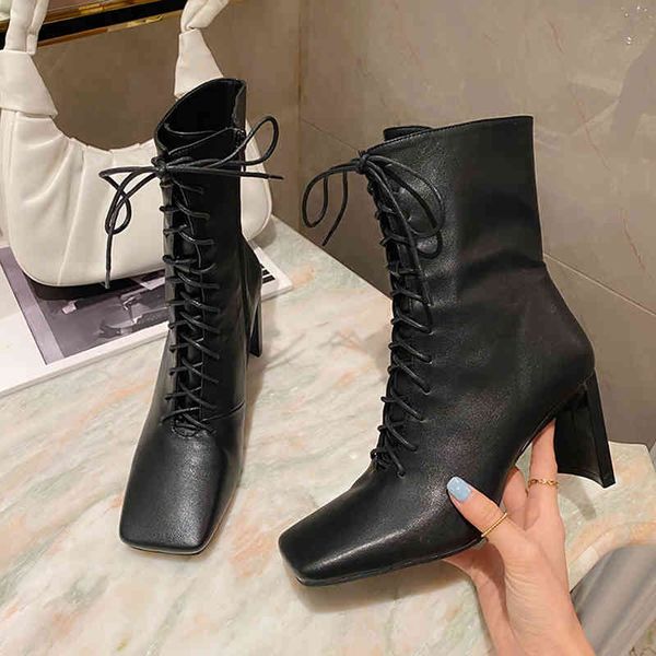 sandals woman boots autumn fashion womens ankle vintage square toe high heels shoes lace-up zipper botas mujer uwv8, Black
sandals woman boots autumn fashion womens ankle vintage square toe high heels shoes lace-up zipper botas mujer uwv8, Black