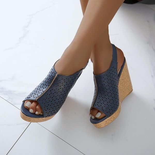 sandals 2021 women peep toe wedges shoes back strap platform casual female hollow out ladies high heels sandalias, Black
sandals 2021 women peep toe wedges shoes back strap platform casual female hollow out ladies high heels sandalias, Black
