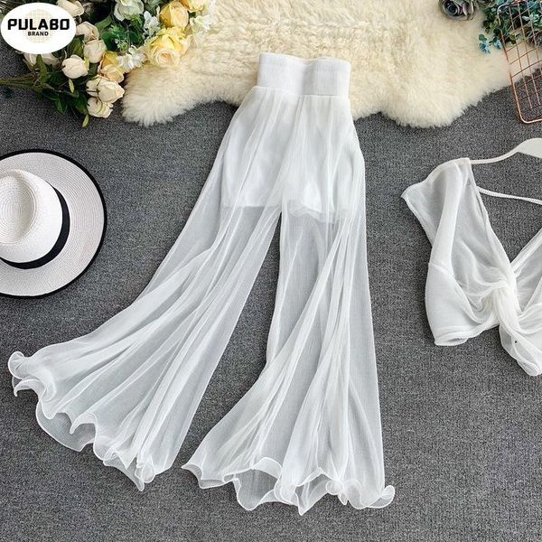women's pants & capris high waist pleated female thin simple loose flare women trousers black navy blue wide leg long, Black;white
women's pants & capris high waist pleated female thin simple loose flare women trousers black navy blue wide leg long, Black;white