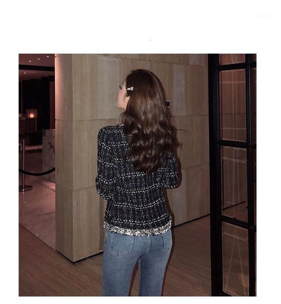 women's jackets design fashion elegant o-neck color block lurex tassel tweed woolen short coat jacket casacos1 1gk9, Black;brown
women's jackets design fashion elegant o-neck color block lurex tassel tweed woolen short coat jacket casacos1 1gk9, Black;brown
